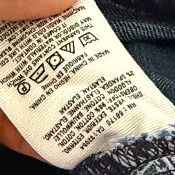 Anthropologie PILCRO Blue Floral Embroidered Jean Shorts Sz 27 - Picture 6 of 7